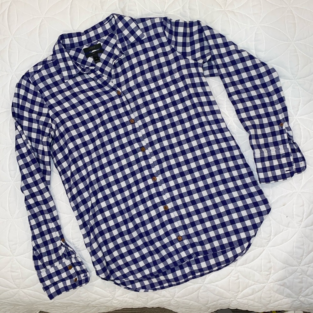 J Crew Button Down Long Sleeve Shirt